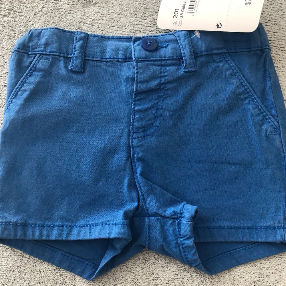 Mayoral Baby Boy Size 4-6 Months Blue Short NWT